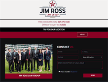 Tablet Screenshot of jimrosslaw.com